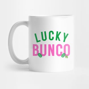 St. Patrick's Day Bunco Lucky Bunco Shamrock Mug